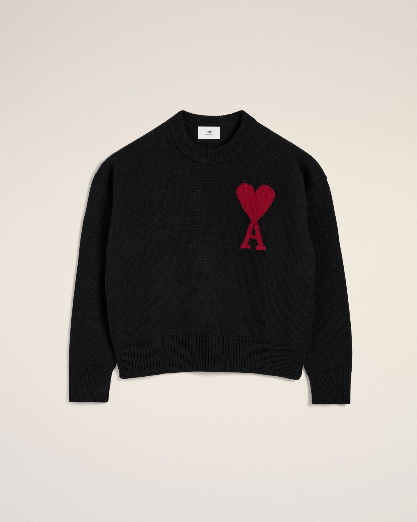 AMI Heart Paris Sweatshirt - Black