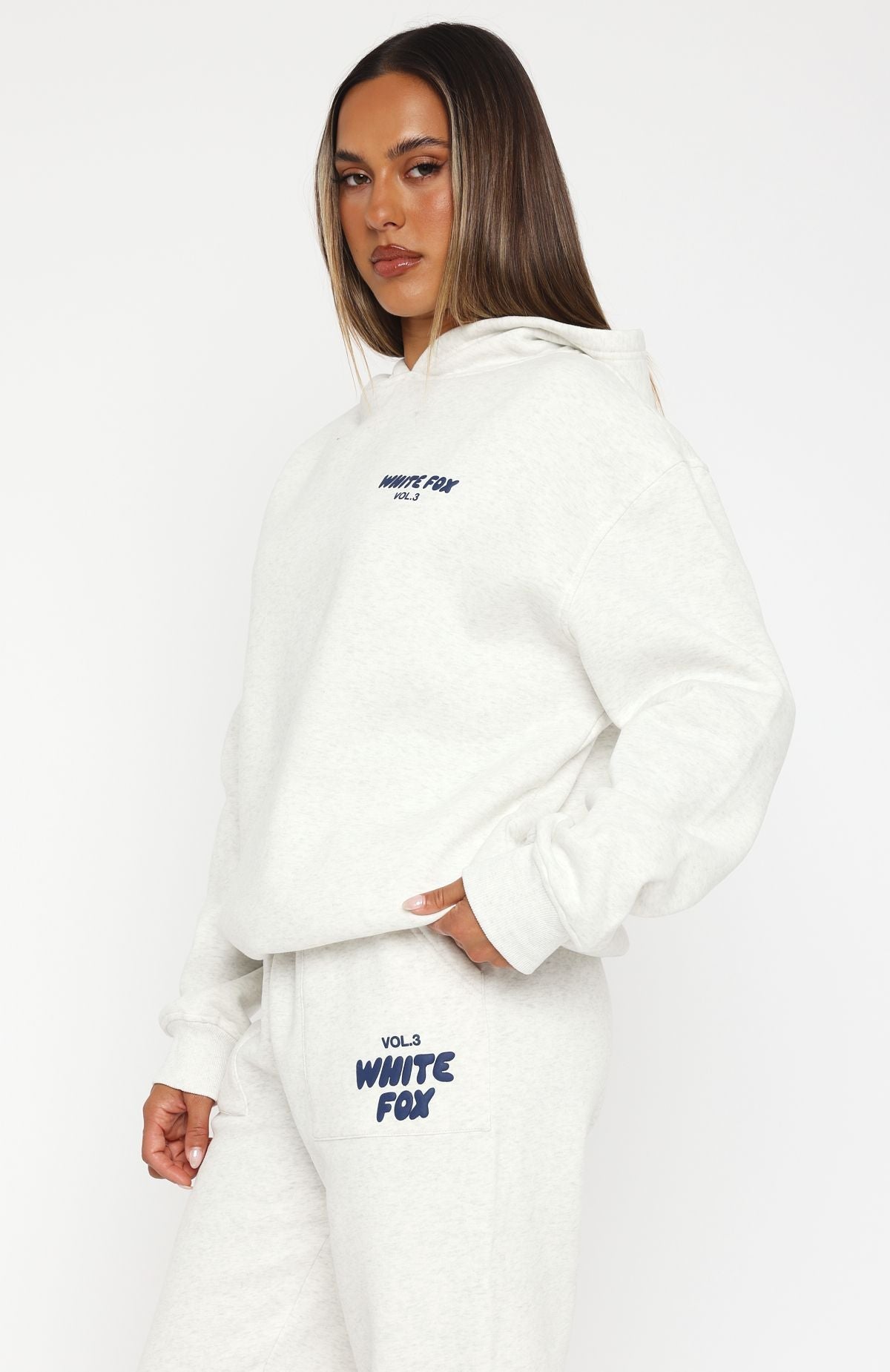 White Fox - Offstage Hoodie Mineral Grey
