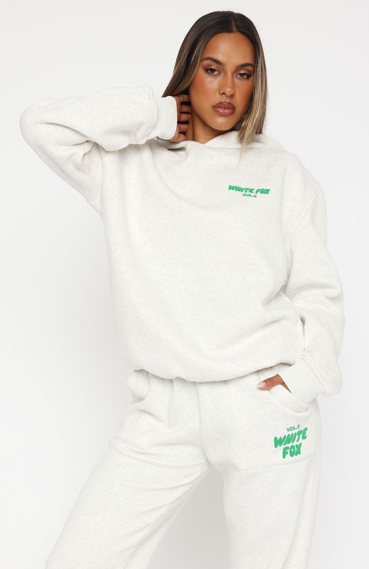 White Fox - Offstage Hoodie Glacier Grey