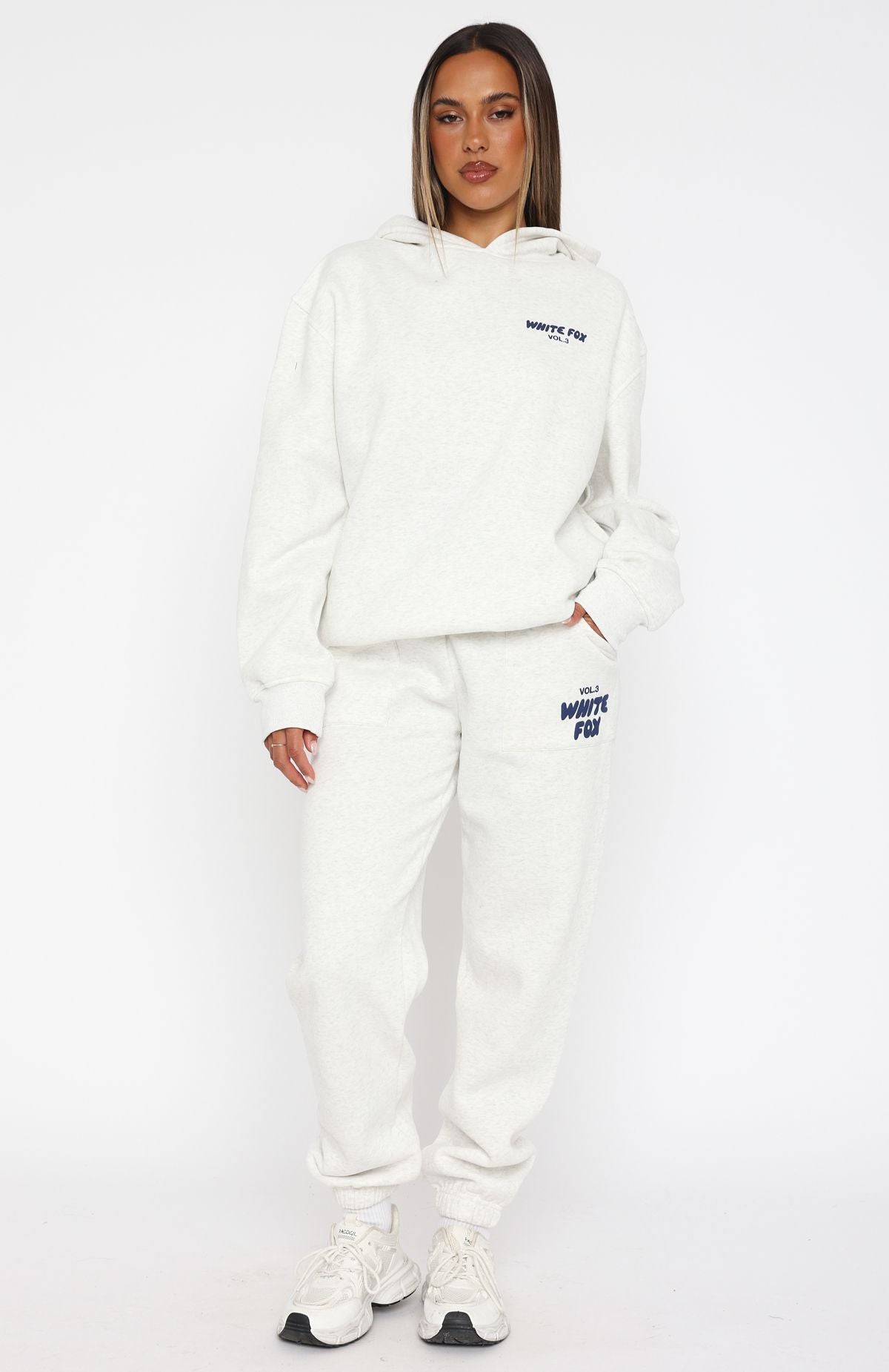 White Fox - Offstage Hoodie Mineral Grey