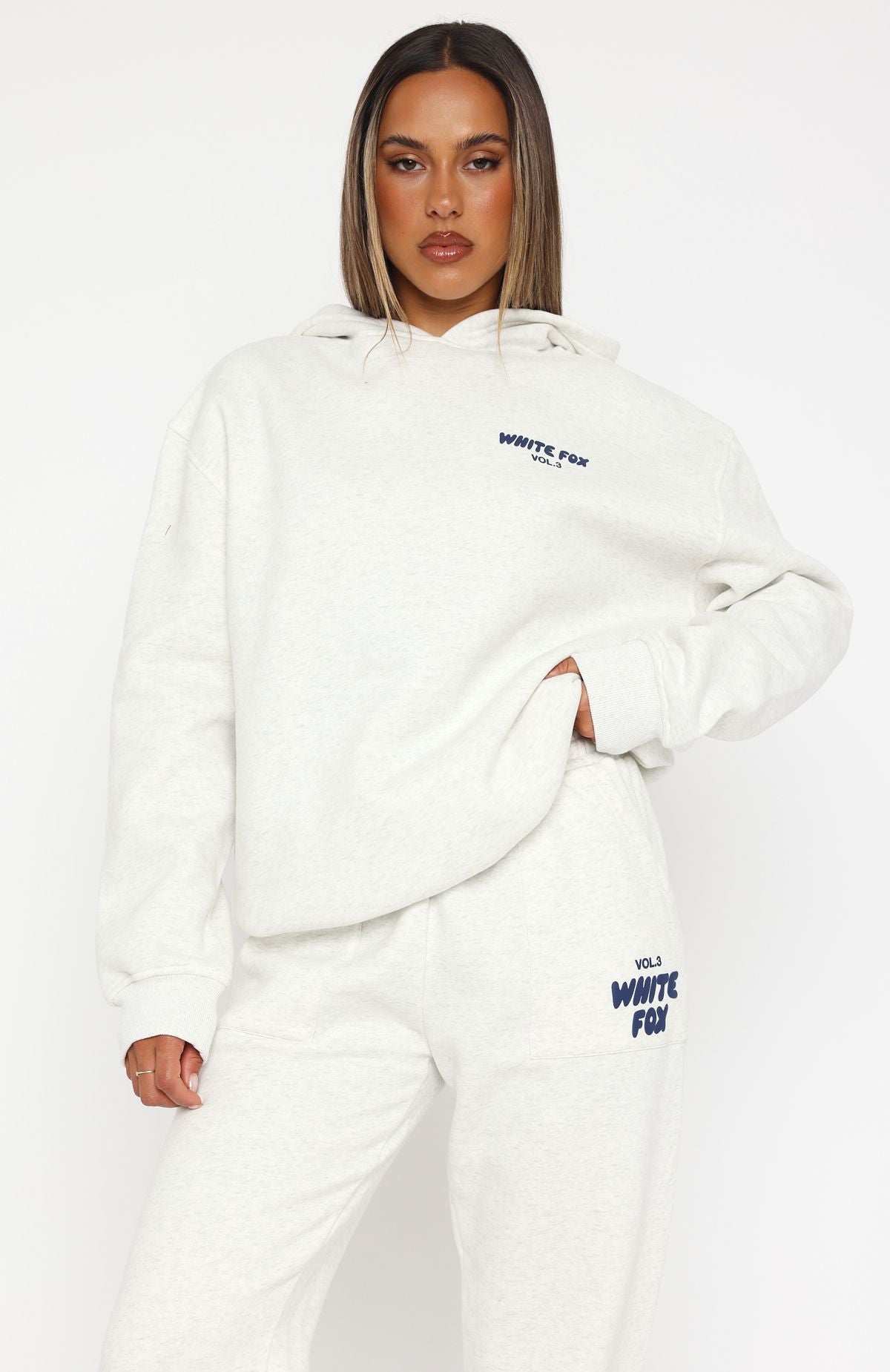 White Fox - Offstage Hoodie Mineral Grey